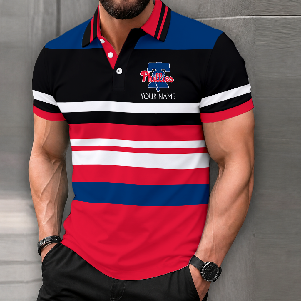 LIMITED EDITION - NEW CUSTOMIZED MLB11 PPS PHILADELPHIA PHILLIES POLO SHIRT, ZIP POLO SHIRT & T-SHIRTS