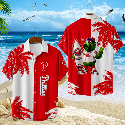 LIMITED EDITION - NEW CUSTOMIZED MLB11 PPS PHILADELPHIA PHILLIES UNISEX HAWAIIAN SHIRT