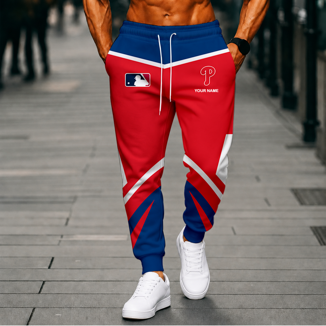 LIMITED EDITION - NEW CUSTOMIZED MLB11 PPS PHILADELPHIA PHILLIES SWEATPANTS