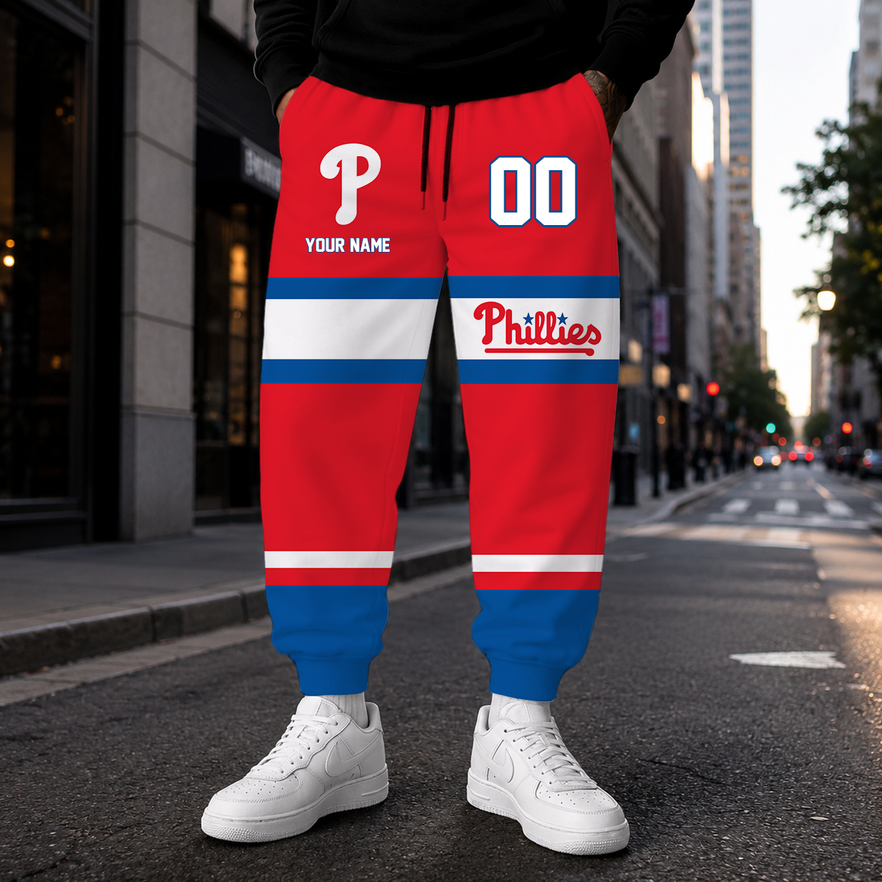 VIRAL EDITION - NEW CUSTOMIZED MLB11 PPS PHILADELPHIA PHILLIES SWEATPANTS