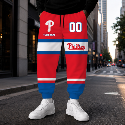 VIRAL EDITION - NEW CUSTOMIZED MLB11 PPS PHILADELPHIA PHILLIES SWEATPANTS
