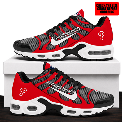 [FLASH SALE] NEW CUSTOMIZED MLB11 PPS PHILADELPHIA PHILLIES AIR MAX PLUS SNEAKERS