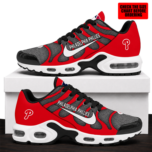 [FLASH SALE] NEW CUSTOMIZED MLB11 PPS PHILADELPHIA PHILLIES AIR MAX PLUS SNEAKERS