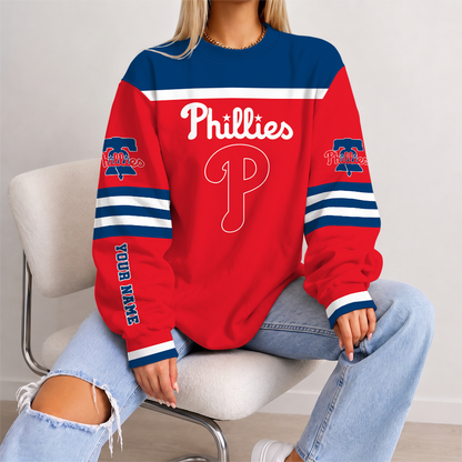 [FLASH SALE] NEW CUSTOMIZED MLB11 PPS PHILADELPHIA PHILLIES UNISEX SWEATSHIRT