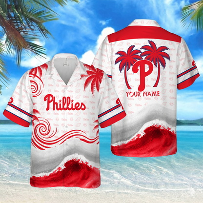 LIMITED EDITION - NEW CUSTOMIZED MLB11 PPS PHILADELPHIA PHILLIES UNISEX HAWAIIAN SHIRT