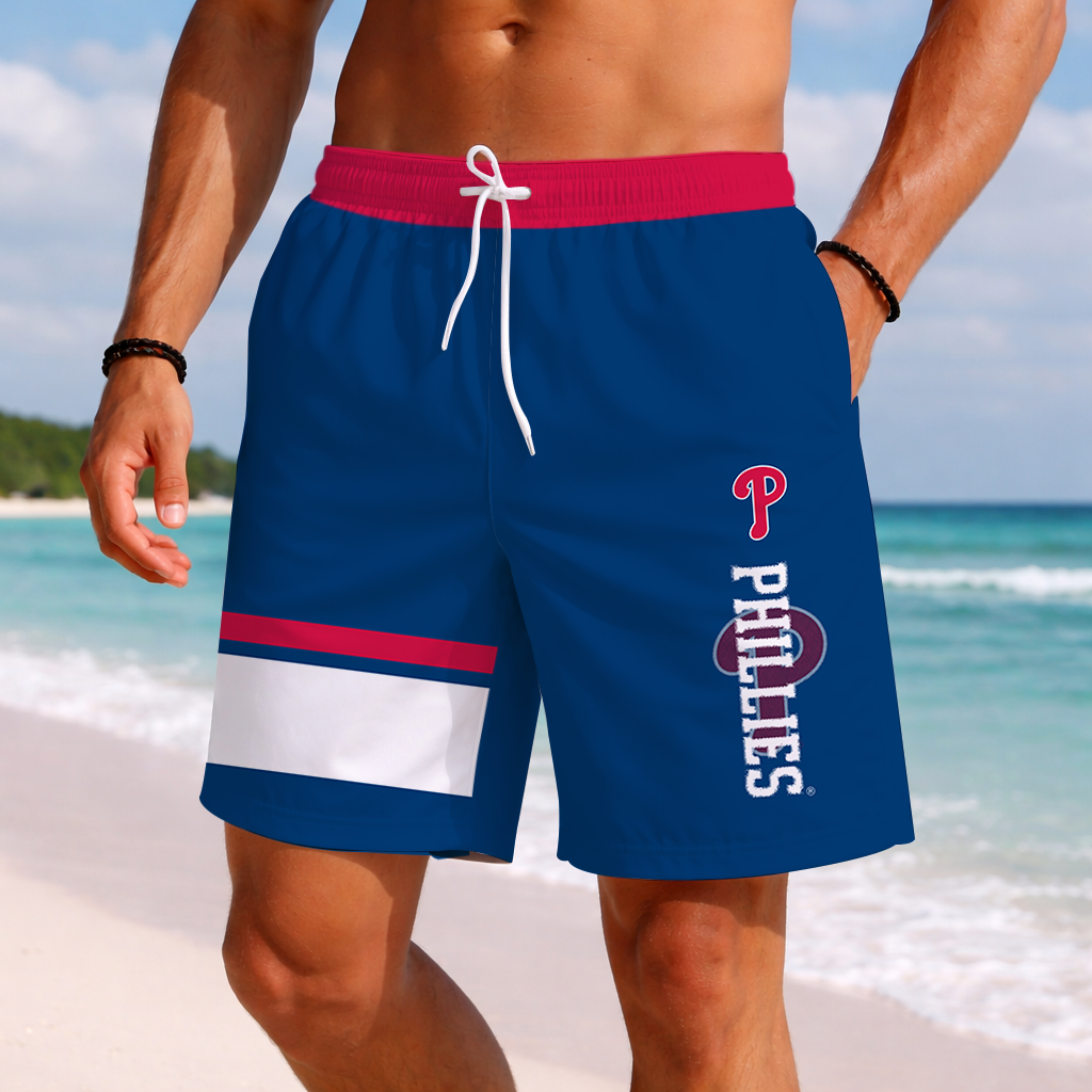 LIMITED EDITION - NEW PREMIUM MLB11 PPS PHILADELPHIA PHILLIES BASEBALL SHORT PANTS