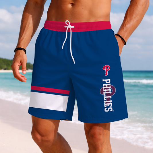 LIMITED EDITION - NEW PREMIUM MLB11 PPS PHILADELPHIA PHILLIES BASEBALL SHORT PANTS