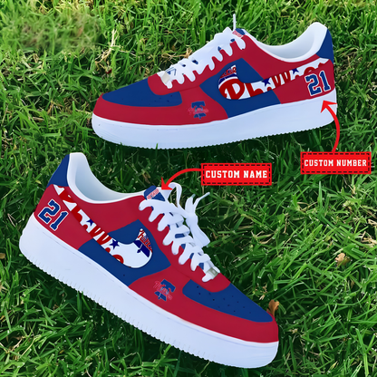 [FLASH SALE] NEW CUSTOMIZED MLB11 PPS PHILADELPHIA PHILLIES AF1 SHOES