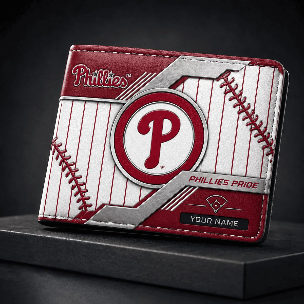 [FLASH SALE] NEW CUSTOMIZED MLB11 PPS PHILADELPHIA PHILLIES LEATHER WALLET