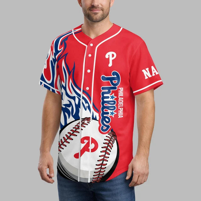 [FLASH SALE] NEW CUSTOMIZED MLB11 PPS PHILADELPHIA PHILLIES BASEBALL JERSEY
