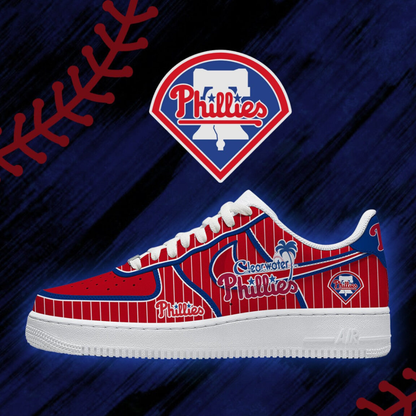 LIMITED EDITION - NEW CUSTOMIZED MLB11 PPS PHILADELPHIA PHILLIES AF1 SHOES