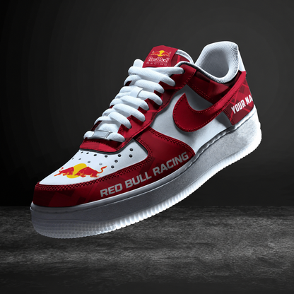 LIMITED RUN - NEW CUSTOMIZED F111 RBR RED BULL AF1 SNEAKERS
