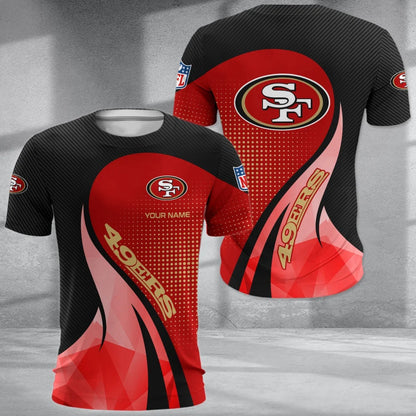 LIMITED EDITION - NEW CUSTOMIZED NFL11 SF49 SAN FRANCISCO 49ERS POLO, T-SHIRT & SHORT PANTS SET