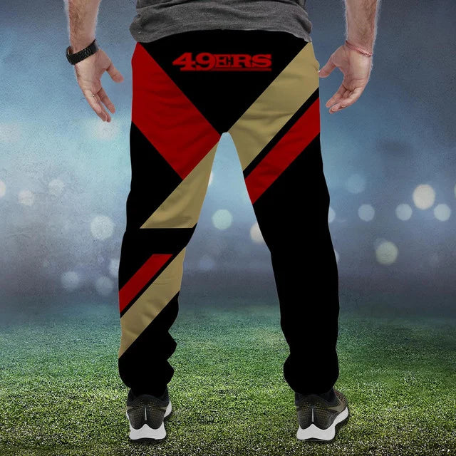 LIMITED EDITION - NEW CUSTOMIZED NFL11 SF49 SAN FRANCISCO 49ERS SWEATPANTS