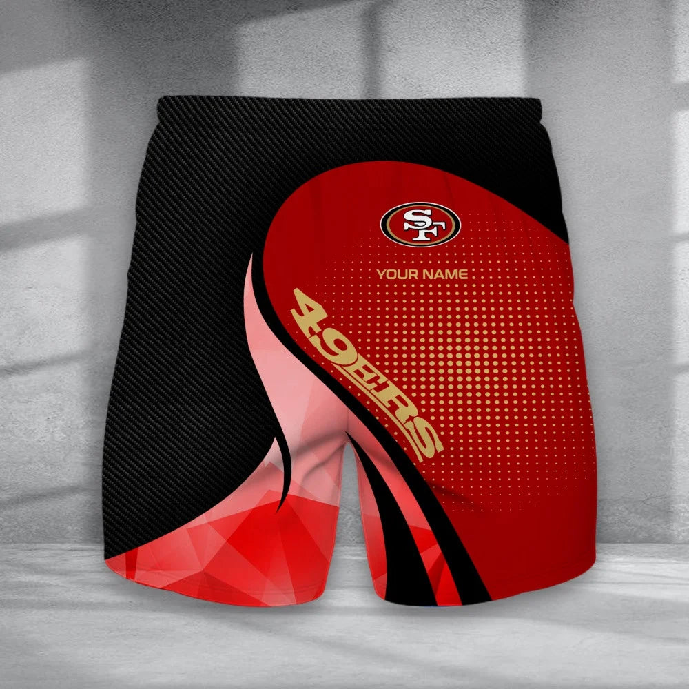 LIMITED EDITION - NEW CUSTOMIZED NFL11 SF49 SAN FRANCISCO 49ERS POLO, T-SHIRT & SHORT PANTS SET