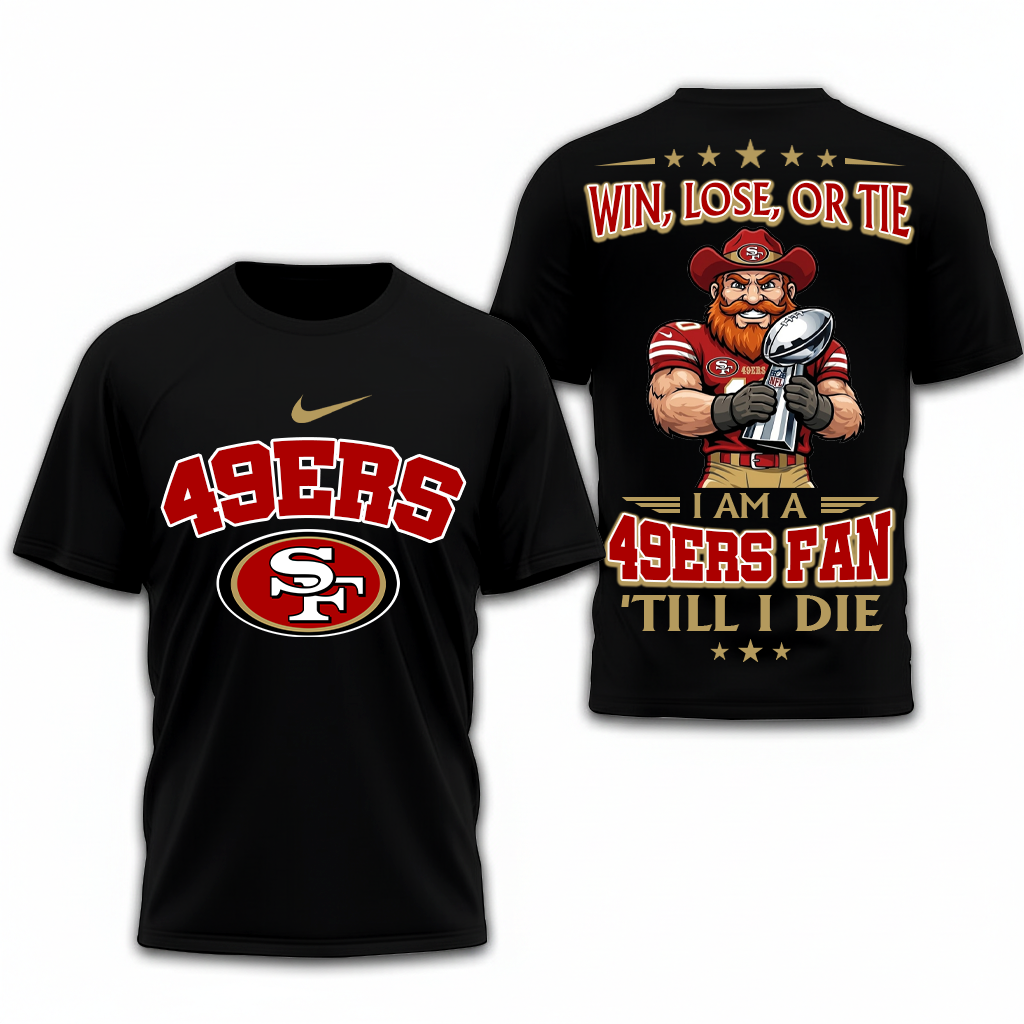 LIMITED EDITION - NEW CUSTOMIZED NFL11 SF49 SAN FRANCISCO 49ERS UNISEX T-SHIRT, POLO, HOODIE & JACKETS