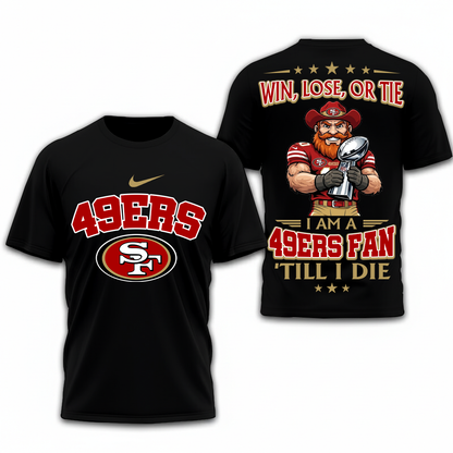 LIMITED EDITION - NEW CUSTOMIZED NFL11 SF49 SAN FRANCISCO 49ERS UNISEX T-SHIRT, POLO, HOODIE & JACKETS