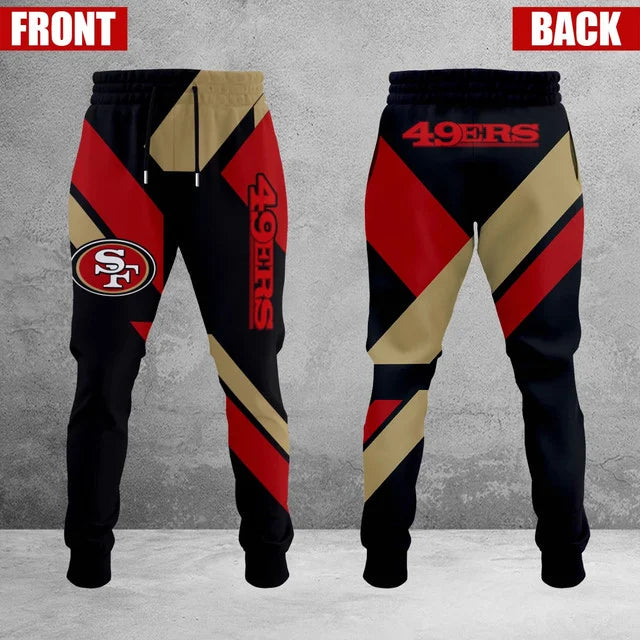 LIMITED EDITION - NEW CUSTOMIZED NFL11 SF49 SAN FRANCISCO 49ERS SWEATPANTS