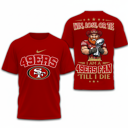 LIMITED EDITION - NEW CUSTOMIZED NFL11 SF49 SAN FRANCISCO 49ERS UNISEX T-SHIRT, POLO, HOODIE & JACKETS