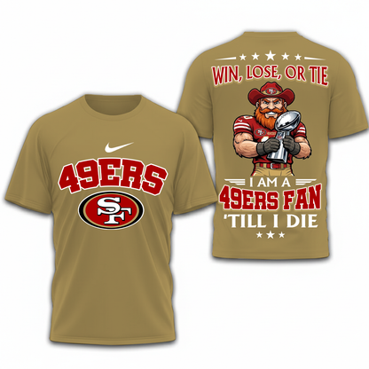 LIMITED EDITION - NEW CUSTOMIZED NFL11 SF49 SAN FRANCISCO 49ERS UNISEX T-SHIRT, POLO, HOODIE & JACKETS