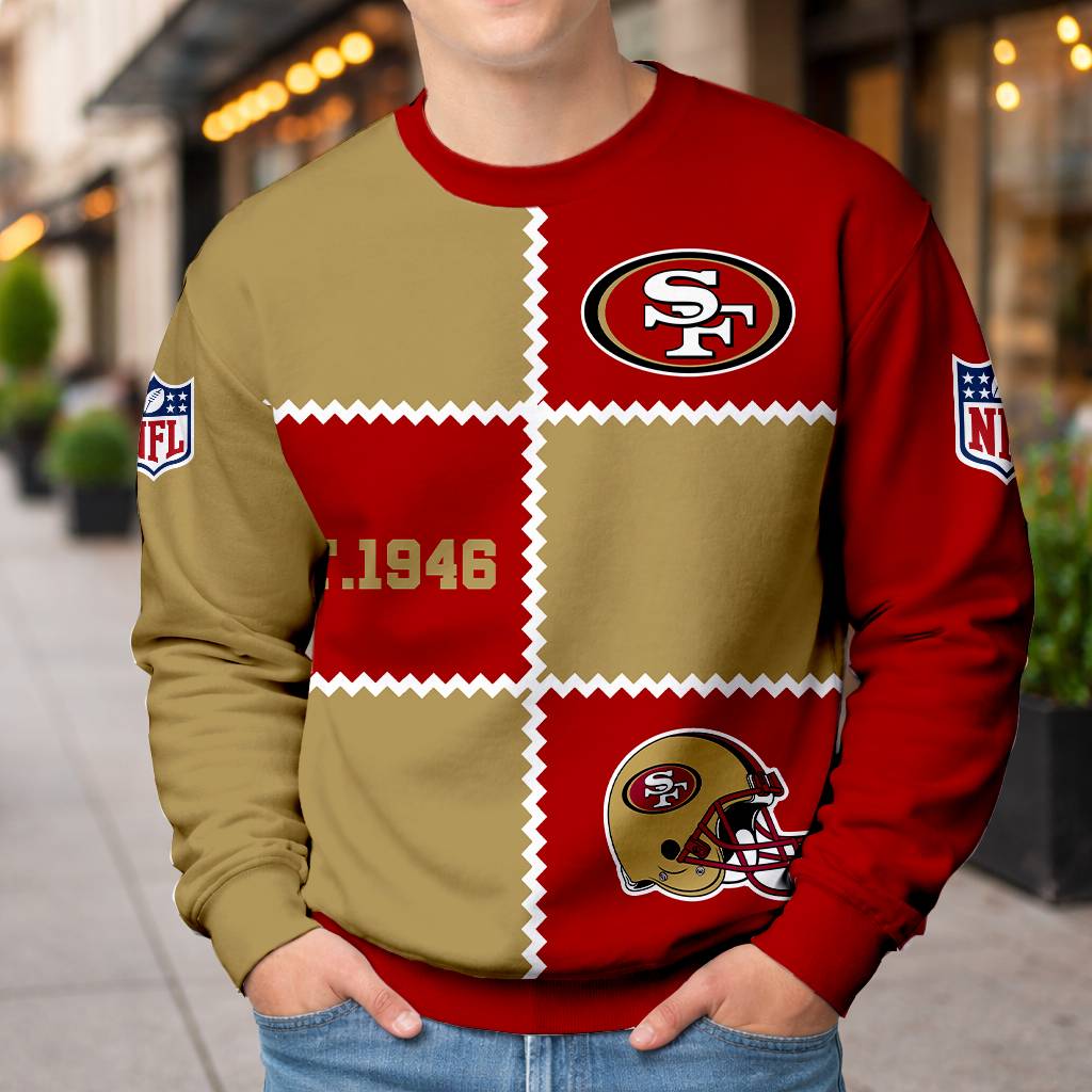LIMITED EDITION - NEW CUSTOMIZED NFL11 SF49 SAN FRANCISCO 49ERS UNISEX T-SHIRT, POLO, HOODIE & JACKETS