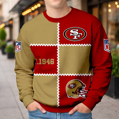 LIMITED EDITION - NEW CUSTOMIZED NFL11 SF49 SAN FRANCISCO 49ERS UNISEX T-SHIRT, POLO, HOODIE & JACKETS