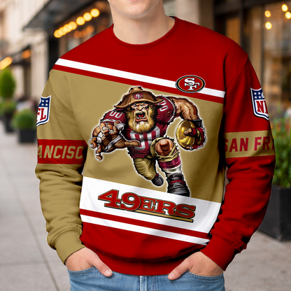 LIMITED EDITION - NEW CUSTOMIZED NFL11 SF49 SAN FRANCISCO 49ERS UNISEX T-SHIRT, POLO, HOODIE & JACKETS