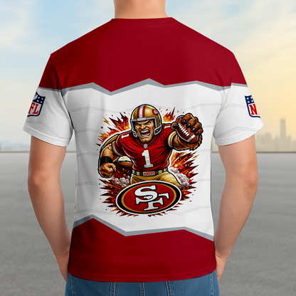 LIMITED EDITION - NEW CUSTOMIZED NFL11 SF49 SAN FRANCISCO 49ERS UNISEX T-SHIRT, SWEASHIRTS, HOODIE & JACKETS