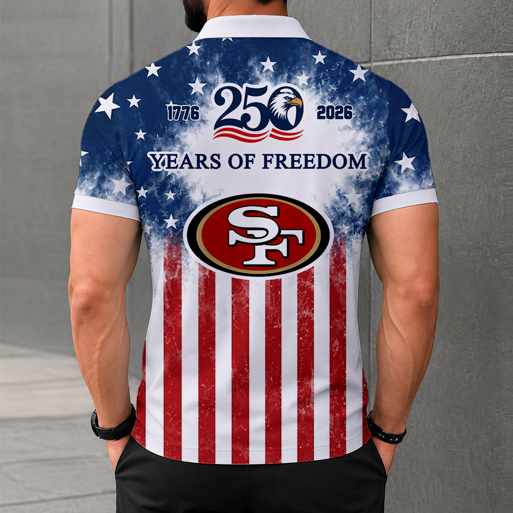 LIMITED EDITION - NEW CUSTOMIZED NFL11 SF49 SAN FRANCISCO 49ERS POLO SHIRT, ZIP POLO SHIRT & T-SHIRTS