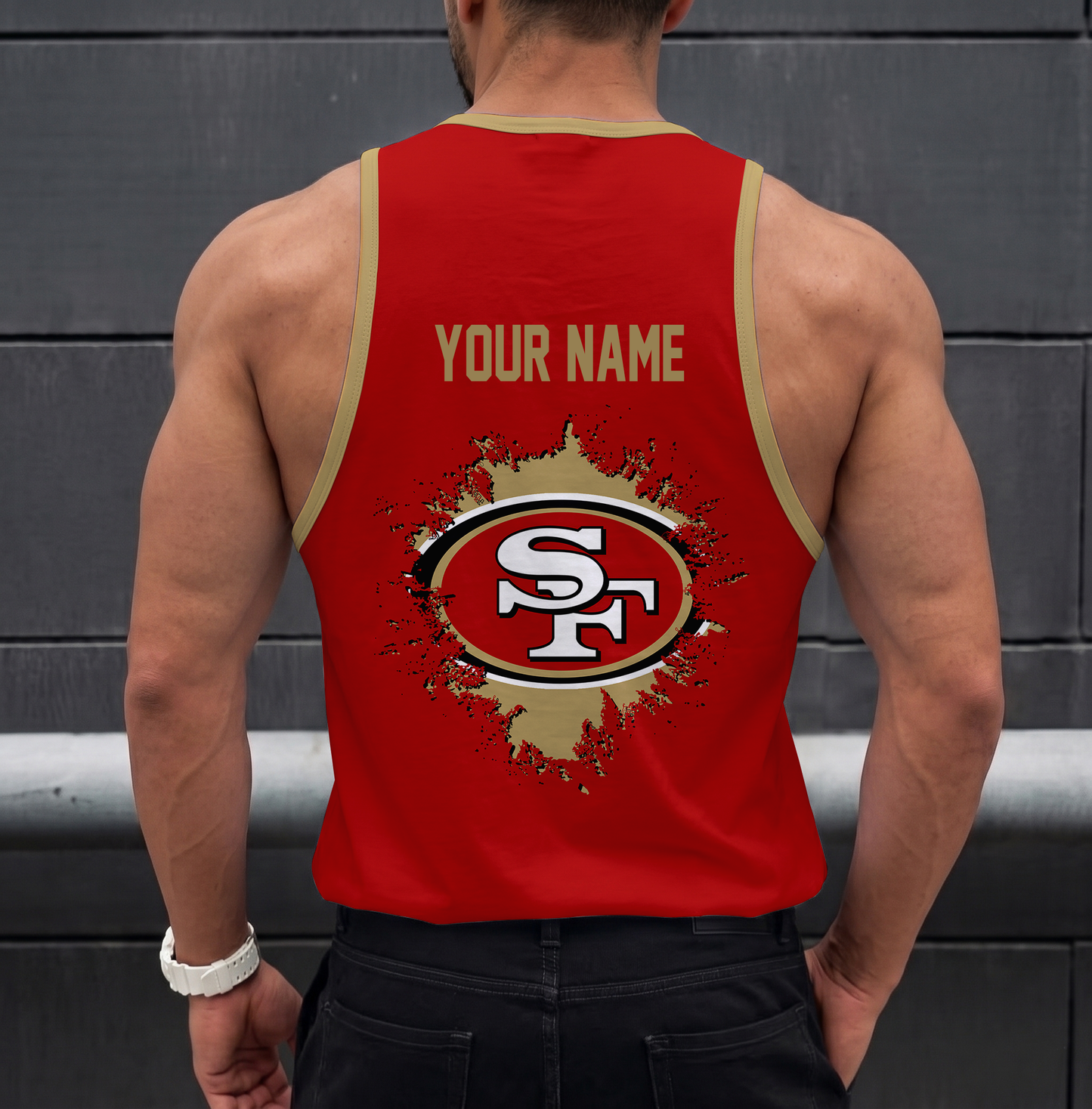 SPECIAL EDITION - NEW CUSTOMIZED NFL11 SF49 SAN FRANCISCO 49ERS UNISEX TANK TOP