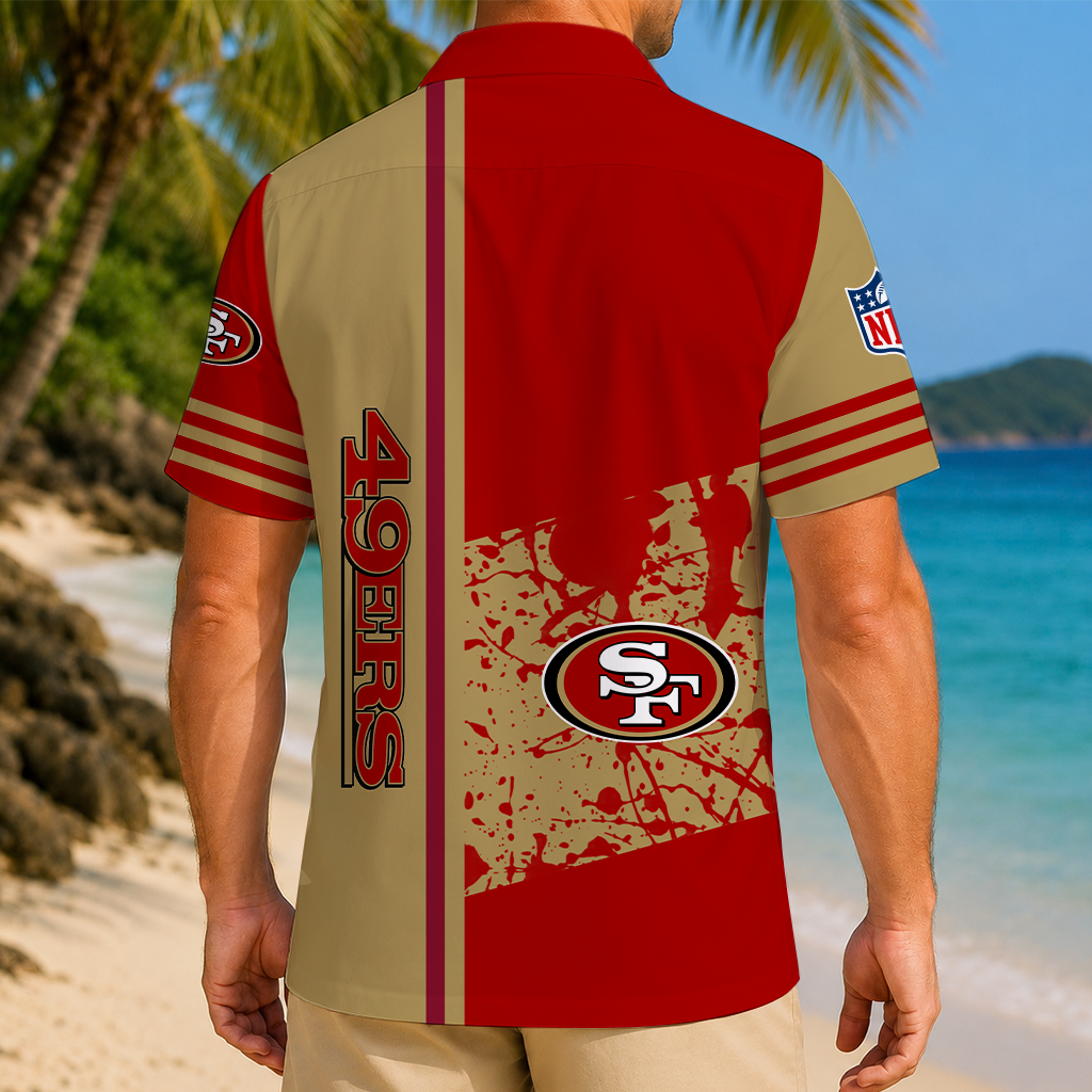 LIMITED EDITION - NEW CUSTOMIZED NFL11 SF49 SAN FRANCISCO 49ERS UNISEX HAWAIIAN SHIRT