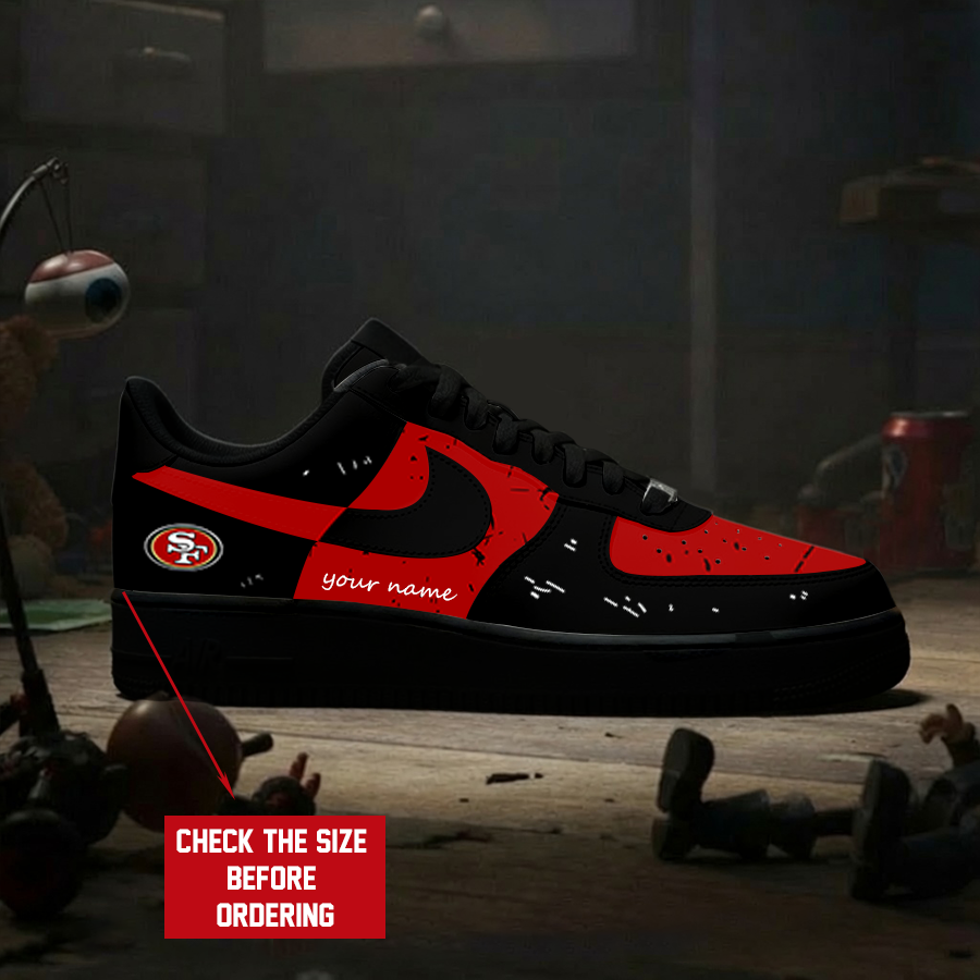 [SPECIAL OFFER] NEW CUSTOMIZED NFL11 SF49 SAN FRANCISCO 49ERS AF1 SNEAKERS