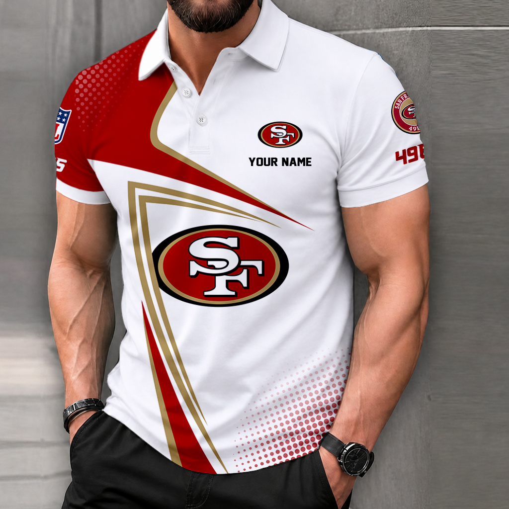 LIMITED EDITION - NEW CUSTOMIZED NFL11 SF49 SAN FRANCISCO 49ERS T-SHIRT, POLO SHIRT, ZIP POLO SHIRT, SWEATSHIRT, HOODIE & ZIP HOODIE