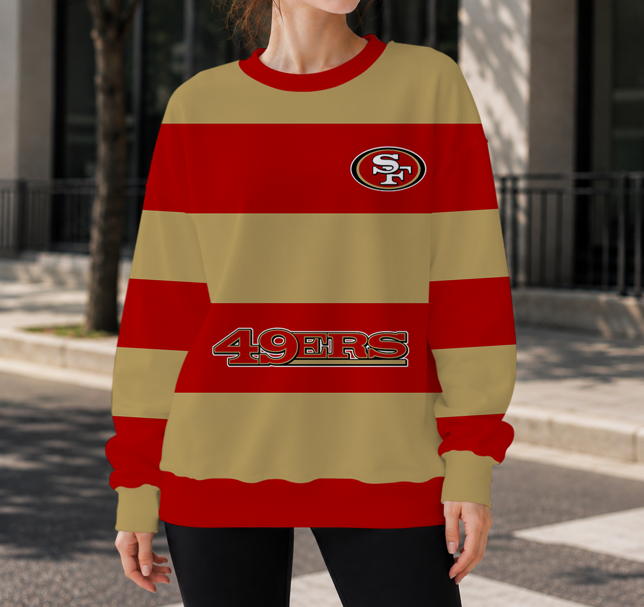 LIMITED EDITION - NEW CUSTOMIZED NFL11 SF49 SAN FRANCISCO 49ERS UNISEX SWEATSHIRT