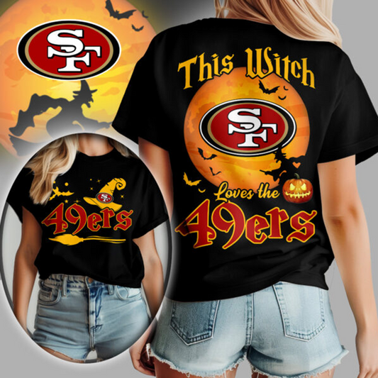 [SPECIAL OFFER] NEW CUSTOMIZED NFL11 SF49 SAN FRANCISCO 49ERS  HALLOWEEN T-SHIRT, HOODIE & ZIP HOODIE