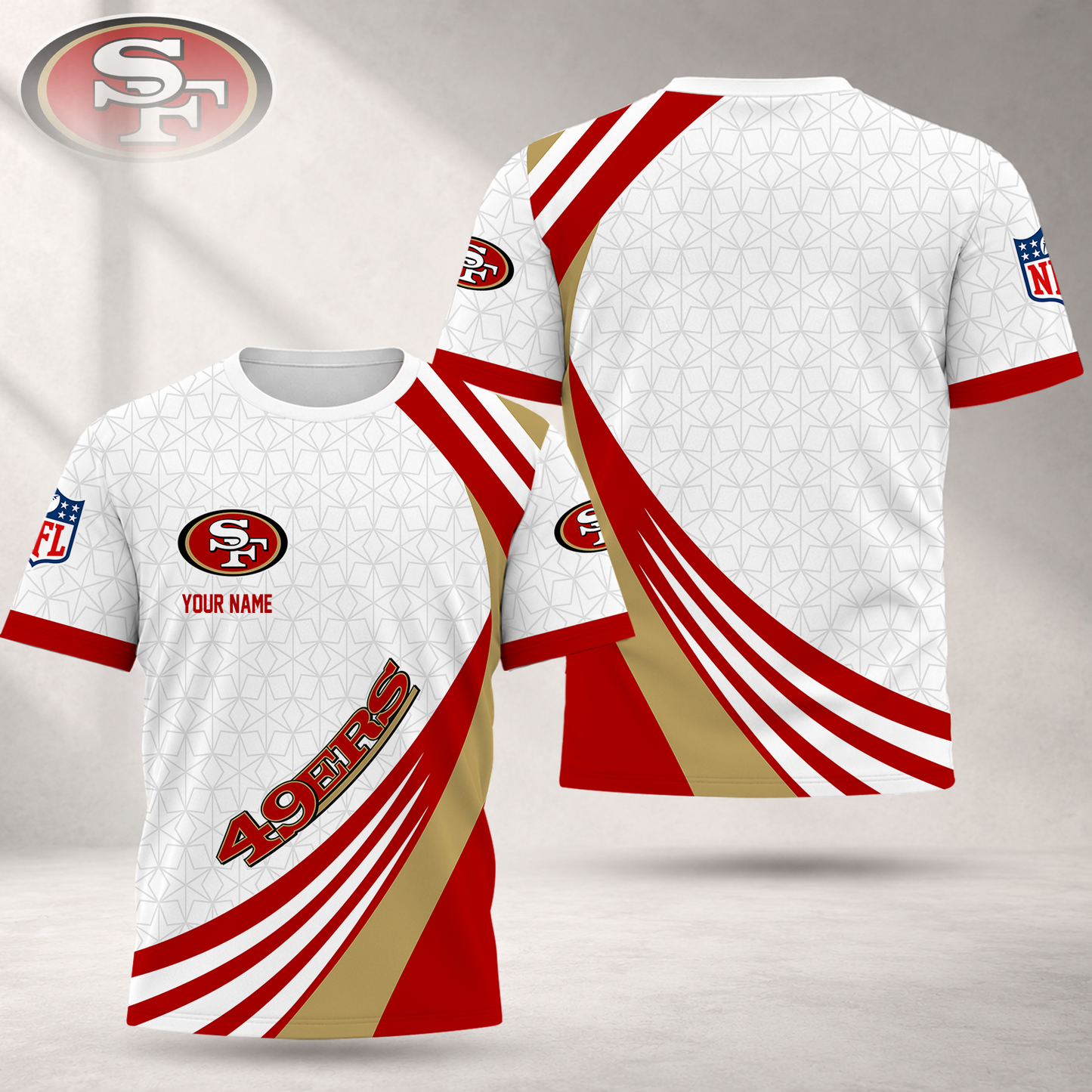 LIMITED EDITION - NEW CUSTOMIZED NFL11 SF49 SAN FRANCISCO 49ERS T-SHIRT, POLO SHIRT, ZIP POLO SHIRT, SWEATSHIRT, HOODIE & ZIP HOODIE