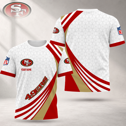 LIMITED EDITION - NEW CUSTOMIZED NFL11 SF49 SAN FRANCISCO 49ERS T-SHIRT, POLO SHIRT, ZIP POLO SHIRT, SWEATSHIRT, HOODIE & ZIP HOODIE