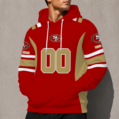 LIMITED EDITION - NEW CUSTOMIZED NFL11 SF49 SAN FRANCISCO 49ERS T-SHIRT, POLO SHIRT, ZIP POLO SHIRT, SWEATSHIRT, HOODIE & ZIP HOODIE