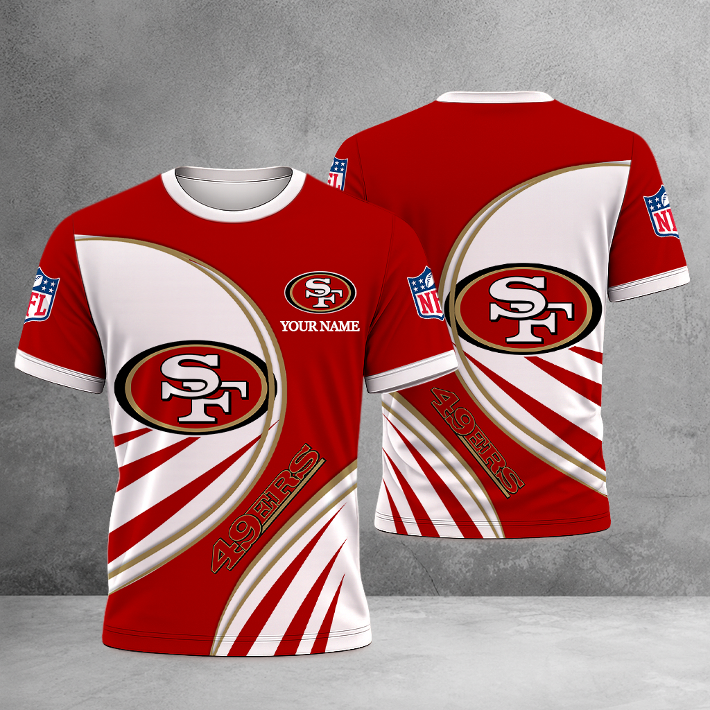 LIMITED EDITION - NEW CUSTOMIZED NFL11 SF49 SAN FRANCISCO 49ERS T-SHIRT, POLO SHIRT, ZIP POLO SHIRT, SWEATSHIRT, HOODIE & ZIP HOODIE