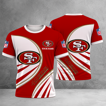 LIMITED EDITION - NEW CUSTOMIZED NFL11 SF49 SAN FRANCISCO 49ERS T-SHIRT, POLO SHIRT, ZIP POLO SHIRT, SWEATSHIRT, HOODIE & ZIP HOODIE