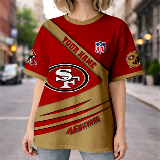LIMITED EDITION - NEW CUSTOMIZED NFL11 SF49 SAN FRANCISCO 49ERS UNISEX T-SHIRT, POLO, HOODIE & JACKETS