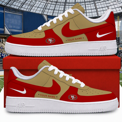 [SPECIAL OFFER] NEW CUSTOMIZED NFL11 SF49 SAN FRANCISCO 49ERS AF1 SHOES