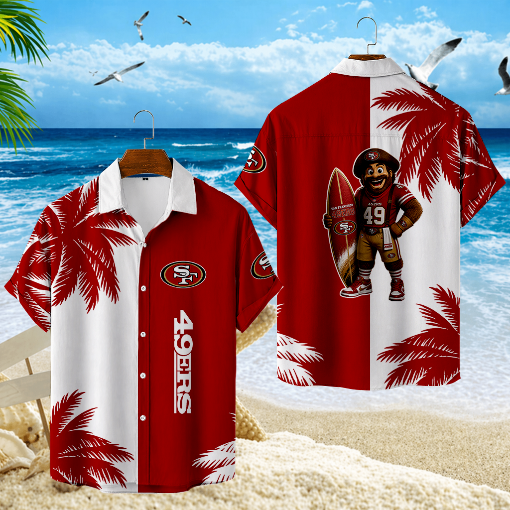 LIMITED EDITION - NEW CUSTOMIZED NFL11 SF49 SAN FRANCISCO 49ERS UNISEX HAWAIIAN SHIRT