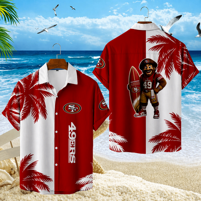 LIMITED EDITION - NEW CUSTOMIZED NFL11 SF49 SAN FRANCISCO 49ERS UNISEX HAWAIIAN SHIRT