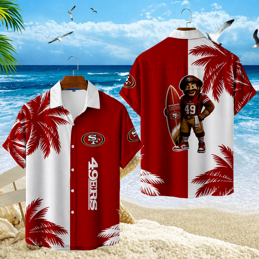 LIMITED EDITION - NEW CUSTOMIZED NFL11 SF49 SAN FRANCISCO 49ERS UNISEX HAWAIIAN SHIRT
