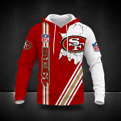 LIMITED EDITION - NEW CUSTOMIZED NFL11 SF49 SAN FRANCISCO 49ERS T-SHIRT, POLO SHIRT, ZIP POLO SHIRT, SWEATSHIRT, HOODIE & ZIP HOODIE