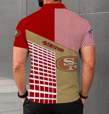 LIMITED EDITION - NEW CUSTOMIZED NFL11 SF49 SAN FRANCISCO 49ERS POLO SHIRT