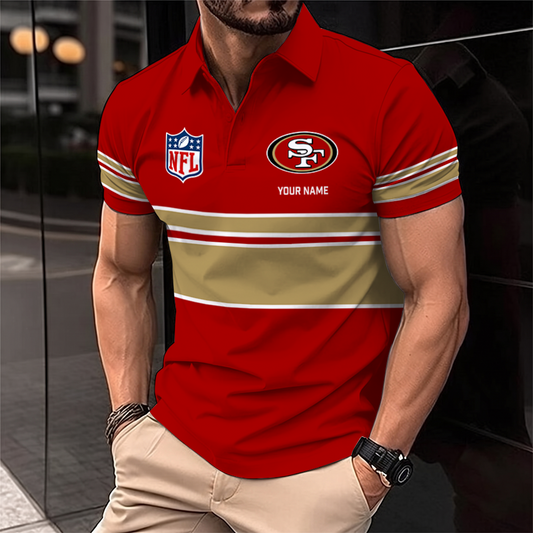 [SPECIAL OFFER] NEW CUSTOMIZED NFL11 SF49 SAN FRANCISCO 49ERS POLO SHIRT