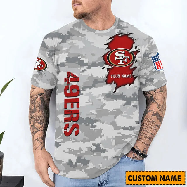 LIMITED EDITION - NEW CUSTOMIZED NFL11 SF49 SAN FRANCISCO 49ERS T-SHIRT, POLO SHIRT, ZIP POLO SHIRT, SWEATSHIRT, HOODIE & ZIP HOODIE