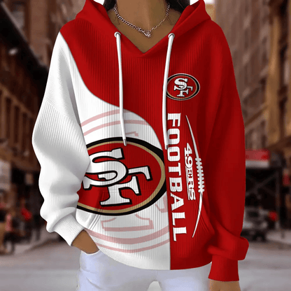 [SPECIAL OFFER] NEW CUSTOMIZED NFL11 SF49 SAN FRANCISCO 49ERS RIBBED HOODIE & SWEATSHIRT